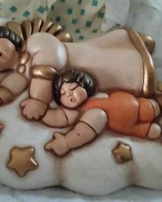 Formella Thun da appendere angelo con bambino 