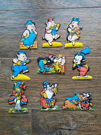 9 figurine plasteco formaggini Mio Locatelli 