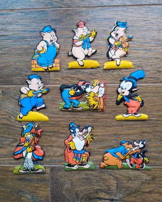9 figurine plasteco formaggini Mio Locatelli 