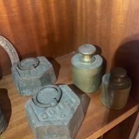 Pesi per bilancia antiquariato