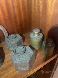 Pesi per bilancia antiquariato
