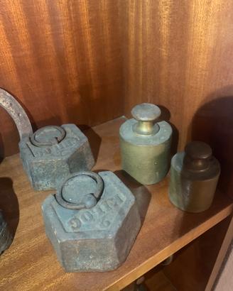 Pesi per bilancia antiquariato