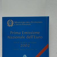 Monete 2002 prima emissione nazionale euro