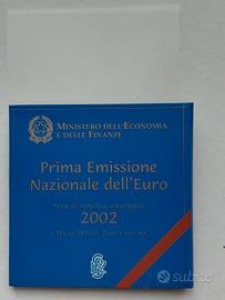 Monete 2002 prima emissione nazionale euro