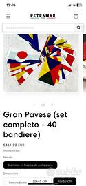 Gran Pavese nautico completo – 40 bandiere