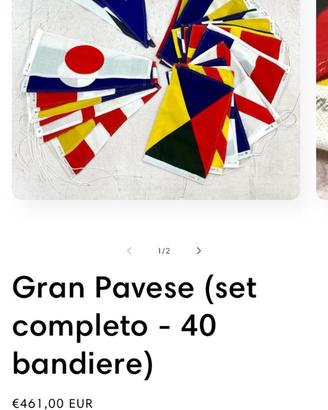 Gran Pavese nautico completo – 40 bandiere