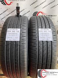 2 PNEUMATICI 225/60 R18 CONTINENTAL ESTIVE 80%