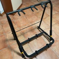 Hercules stand supporto per tre chitarre