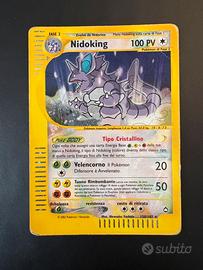 Nidoking cristallino aquapolis 150/147 pokemon