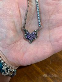 Collana argento e ametista