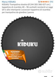 trampolino elastico e copertura