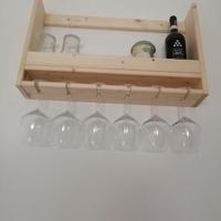 Mensola calici vino