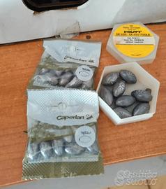 Pesi da pesca misto da 15/20g caperlan nuovi 