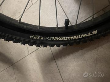 Bici da bambino mtb gialla