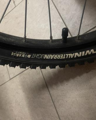 Bici da bambino mtb gialla