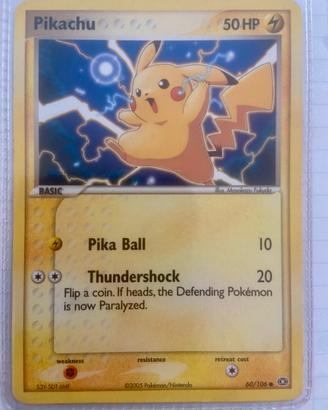 Pikachu #60 Pokemon Emerald Near Mint