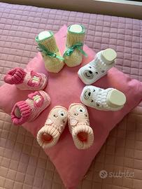4 e babbucce in cotone nuove