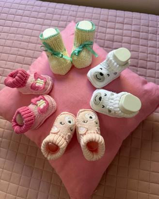 4 e babbucce in cotone nuove