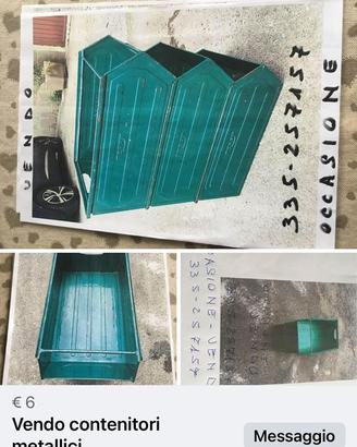 Contenitori metallici