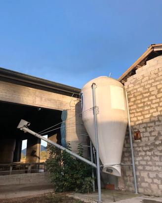 Silos Mangime Cereali Coclea Vibratore 70ql