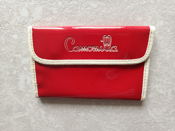 Portafoglio CAMOMILLA da collezione vernice rossa