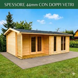 CASETTA DI LEGNO BRIGHTON  540x390x251h spess.44mm