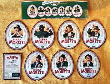 Serie lim. etichette birra Moretti mondiali 2014