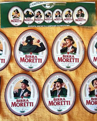 Serie lim. etichette birra Moretti mondiali 2014