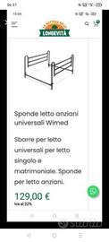 Sponde Letto anticaduta  Universali Nuove