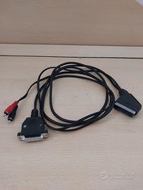 Commodore Amiga 500 600 1200 Cavo Scart DB23 OK