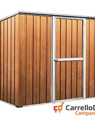 Casetta box giardino Acciaio 260x185 fin legno