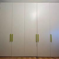 Armadio 5 ante con libreria