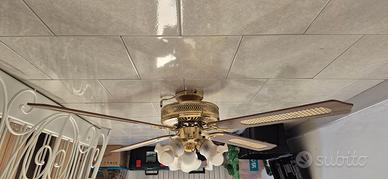 Ventilatore da soffitto 2 velocità con luce