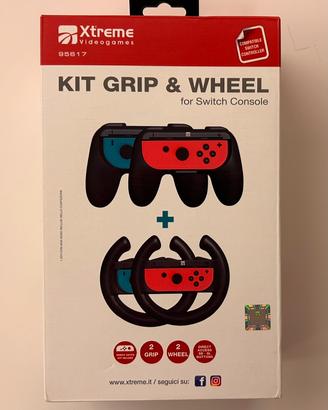 Kit grip & wheel per Nintendo Switch