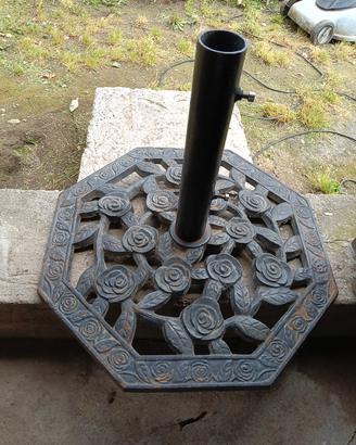 base per ombrellone in ghisa vintage 