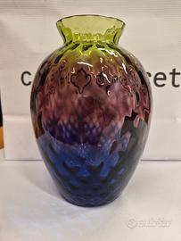 Vaso in vetro di Murano originale Carlo Moretti 
