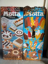 locandine gelati Motta 1988 - 1990 circa