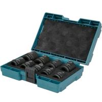 MAKITA set bussole con inserti 9 pezzi attacco 1/2