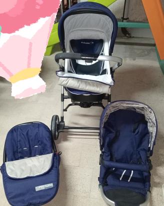 trio completo: passegino, ovetto e cesta 