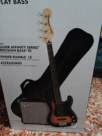 Basso Elettrico Squier Affinity Precision PJ – 