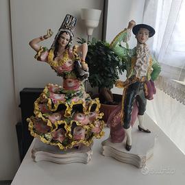 Coppia Statue Ballerini Spagnoli - Liani 2