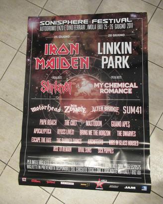 Grosso Poster Sonisphere Festival 2011