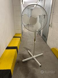 Ventilatore con base bianco