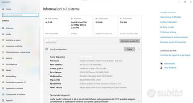 PC DELL 15 3569 INTEL I5  256GB ssd 16gb RAM