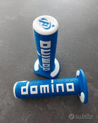 MANOPOLE MOTO SCOOTER DOMINI BLUE BIANCO