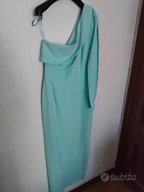 Abito  cerimonia  lungo in crépe stretch  