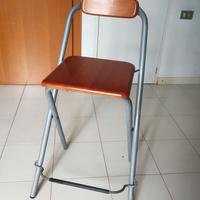 4 sgabelli alti pieghevoli