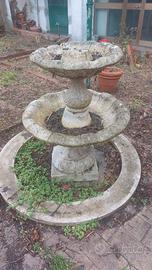 Fontana da giardino a 2 vasche