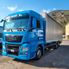 MAN TGX 26.400 cassone centinato 9.30 EURO6