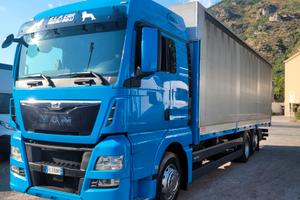 MAN TGX 26.400 cassone centinato 9.30 EURO6